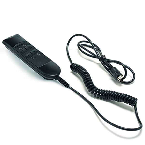 Large cable control 4 buttons with telephone cable