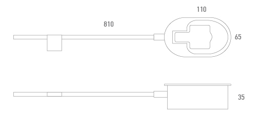 Cable activador con cazoleta personalizado - Técnico